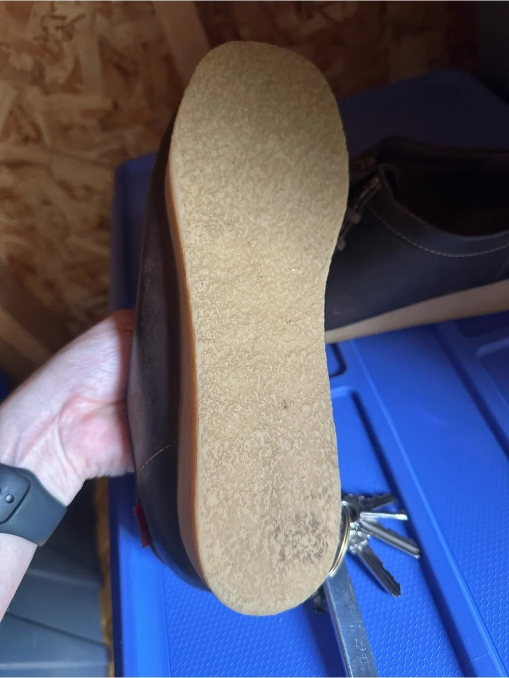 Clarks Men's Olive Green Slip-On Casual Shoes